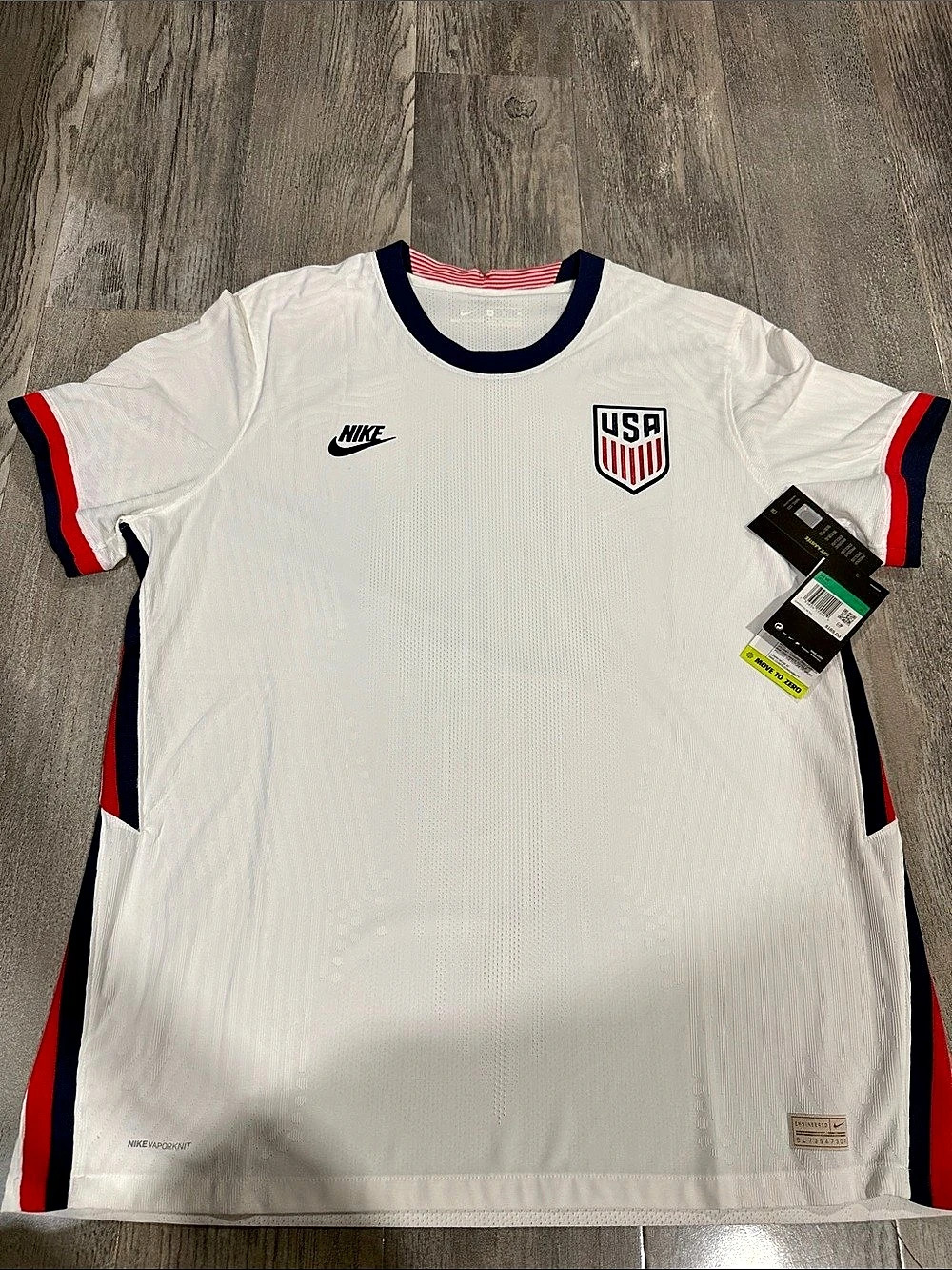 Nike USA 2022 Home Jersey White & Red Men's XL